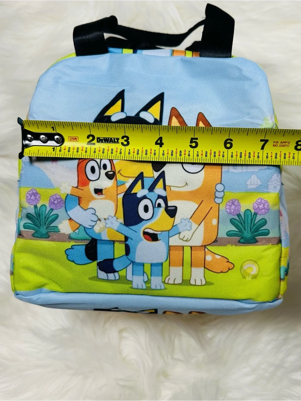 Bluey Family Print Kids lunch box - Blue & Yellow